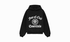 Stream Fit Heavy Fleece Shrunken Hoodie "Black"