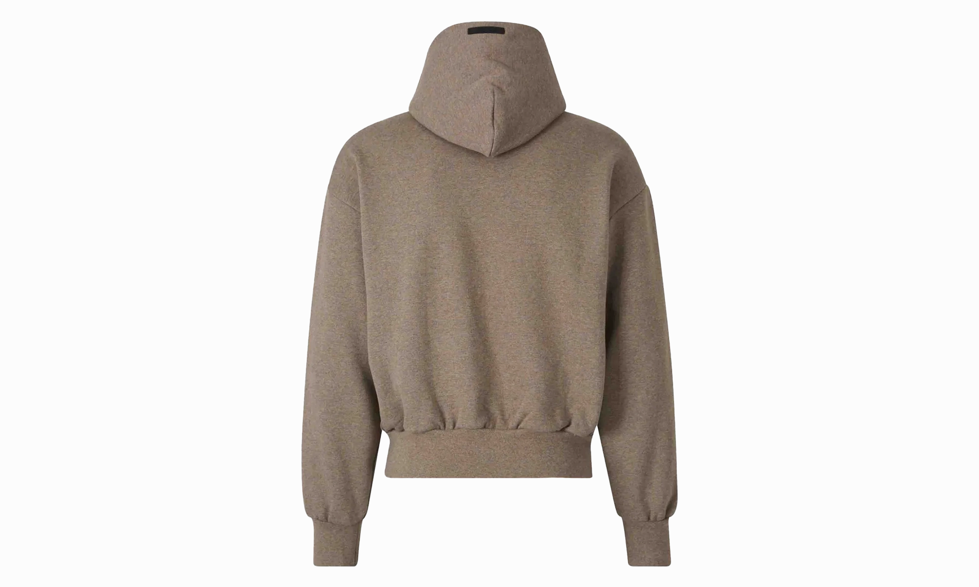 Heavy Fleece Shrunken Hoodie "Heather Grey" Sport Glow