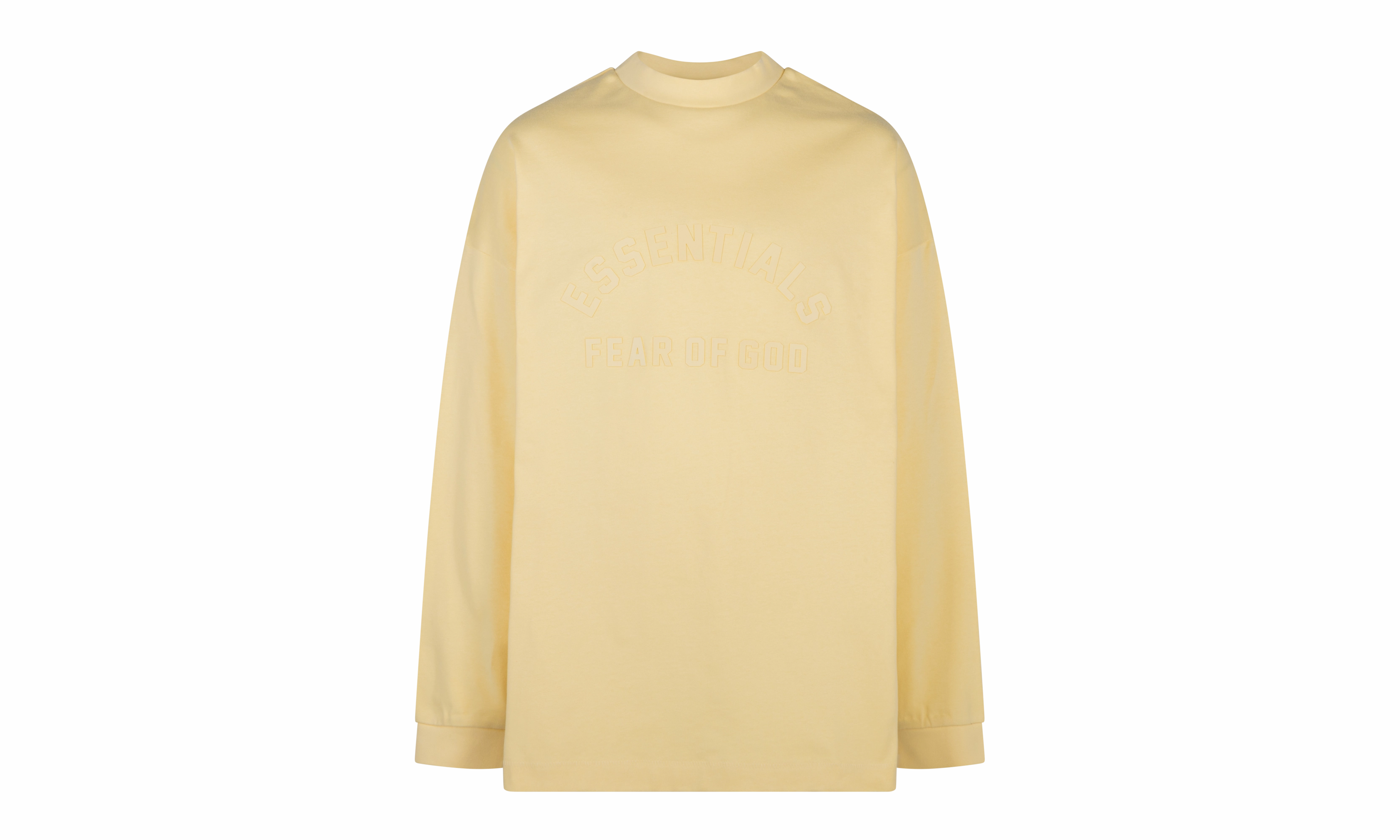 HEAVY JERSEY LS TEE "GARDEN YELLOW" DoubleStitchedSeams Durable Stitching