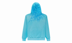 HEAVY WEB HOODIE "Cyan"