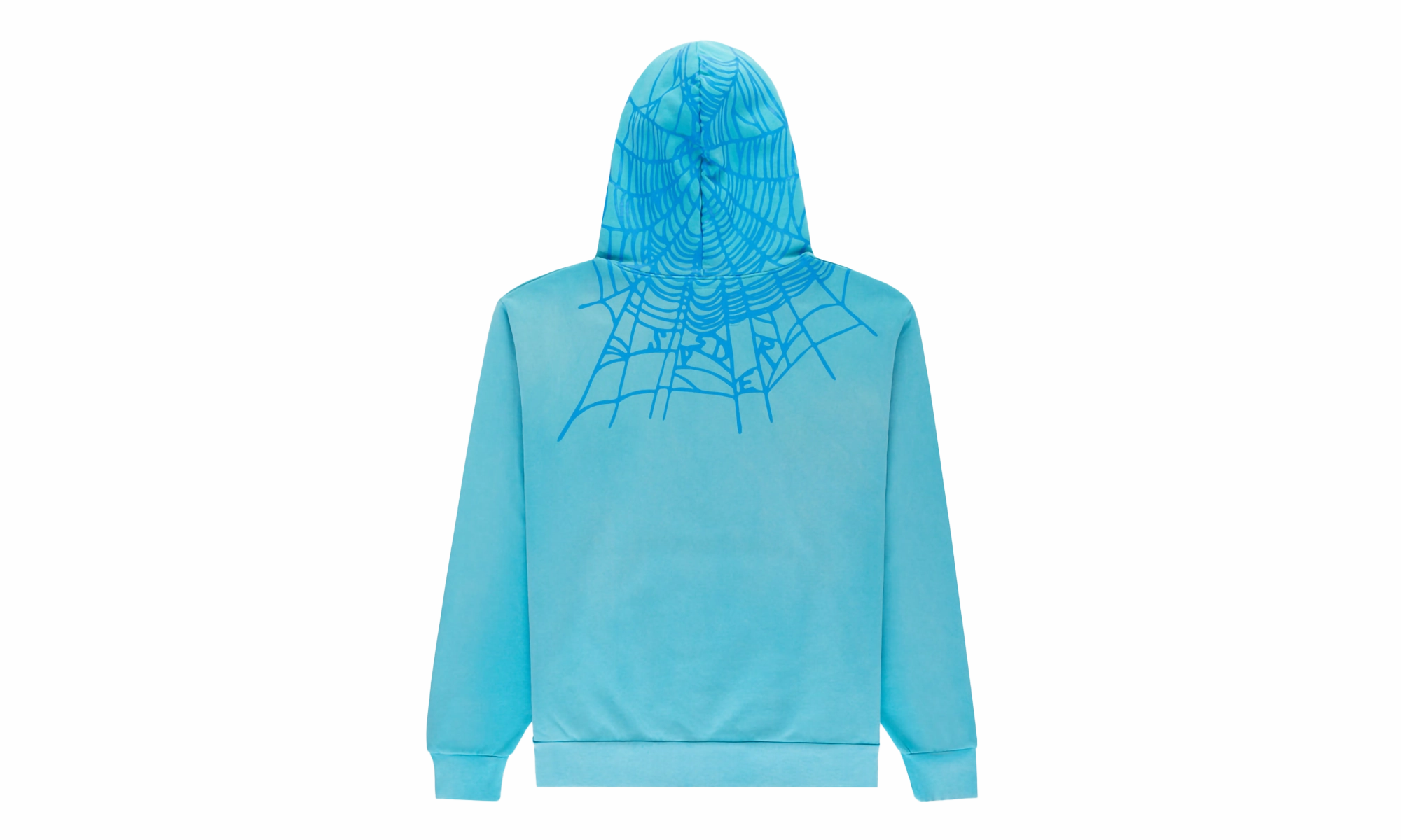 HEAVY WEB HOODIE "Cyan"