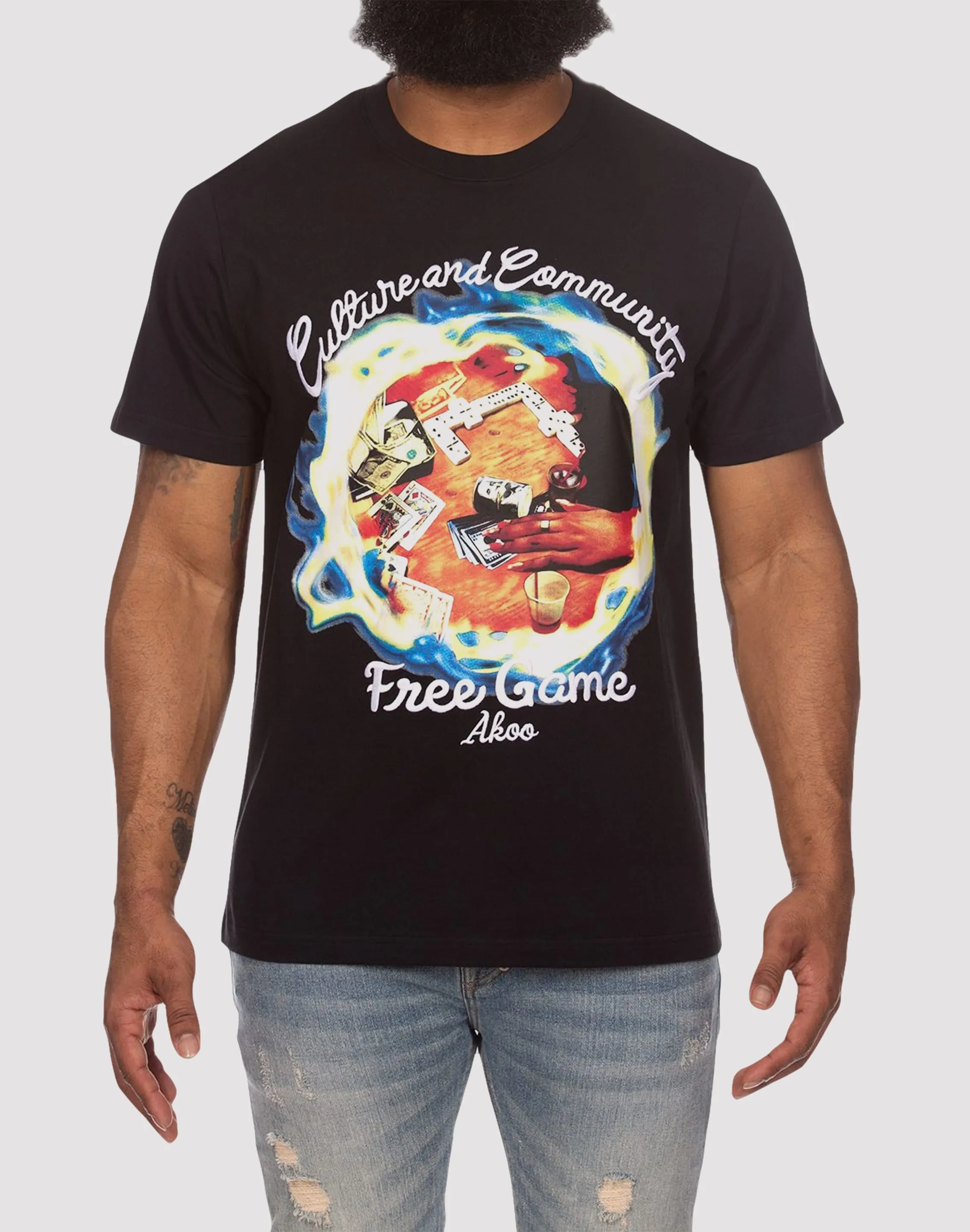 Mind Glow StretchableFabric Akoo Free Game Tee