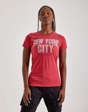 LA Pop Art Word Art New York City Tee QuickRelease Fasteners