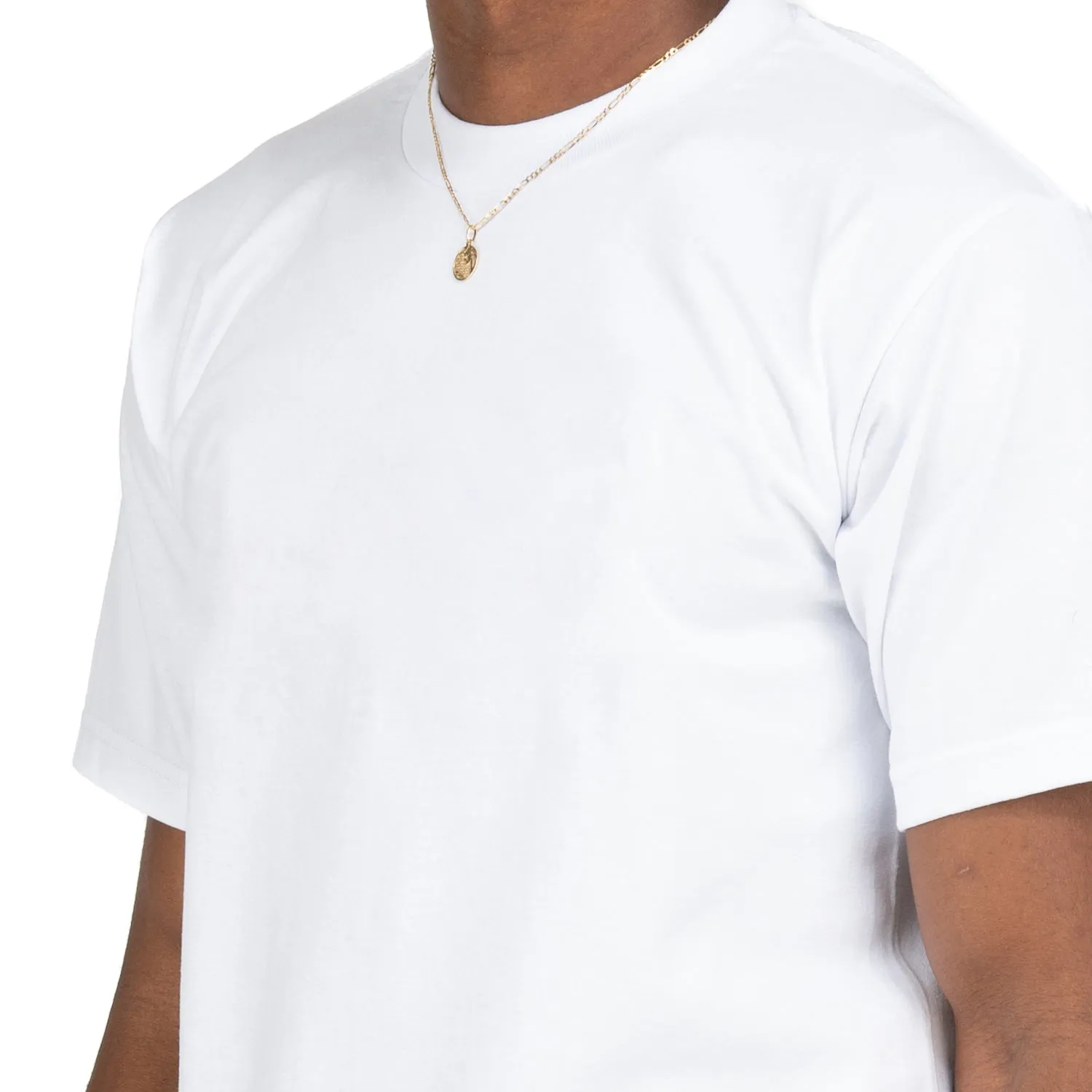 WrinkleResistant Heavyweight Solid Crew Neck - Mens
