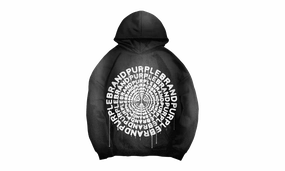 Heavyweight Fleece Pullover Graphic Hoodie 'Black' "Black"