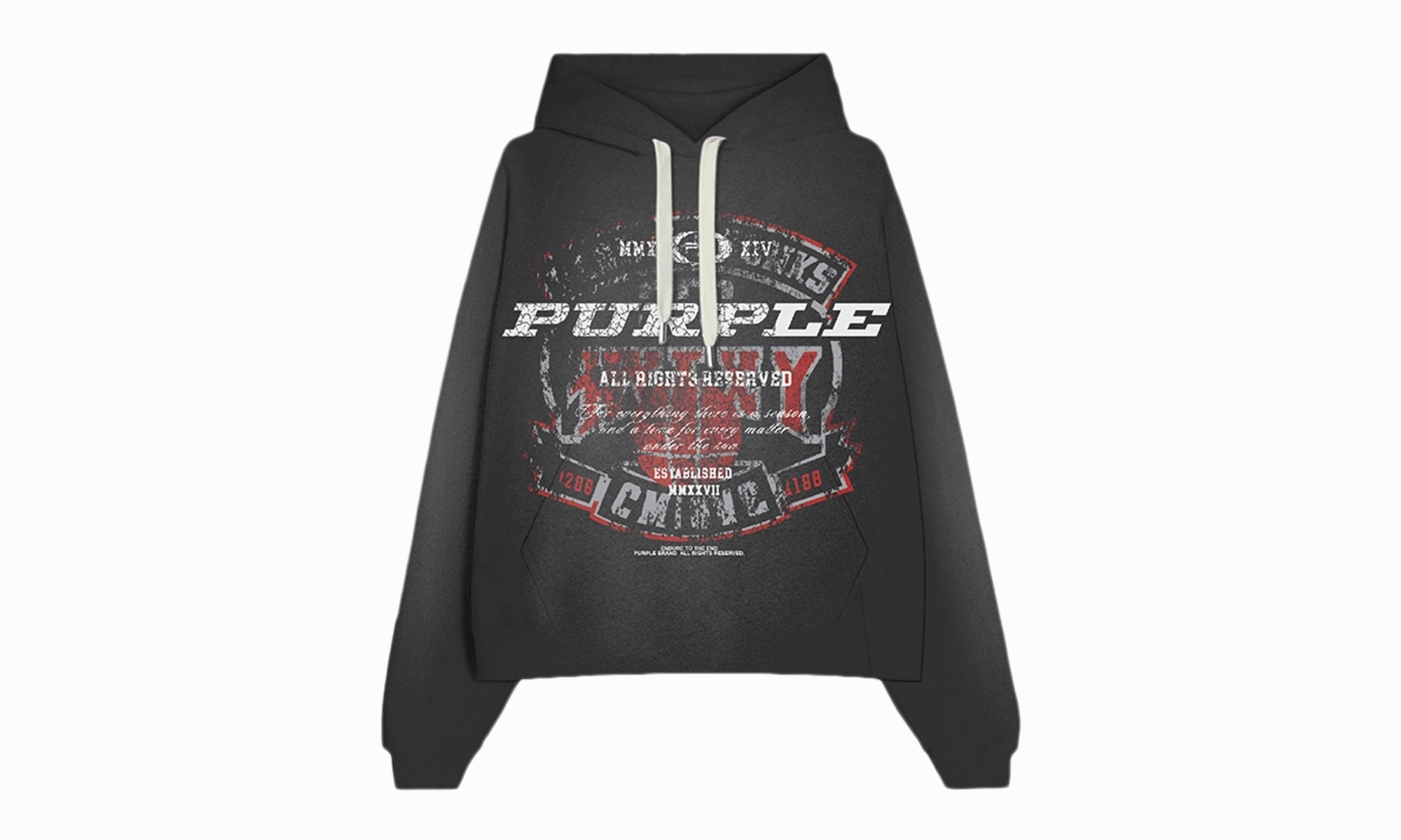 Heavyweight Fleece Pullover Hoodie "Black"