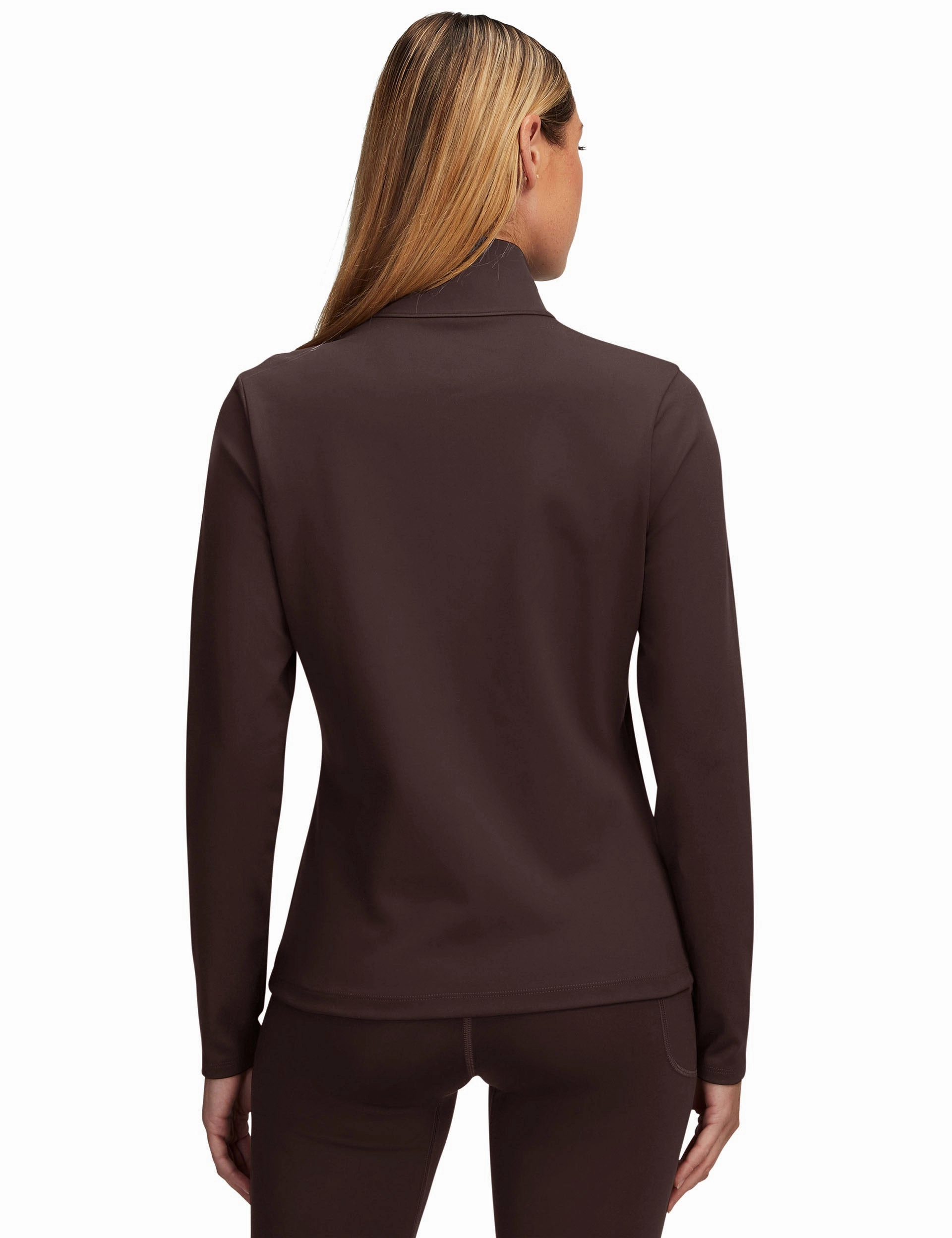 Compact Design Modern Minimal Motion Jacket - Brown Obsidian/White