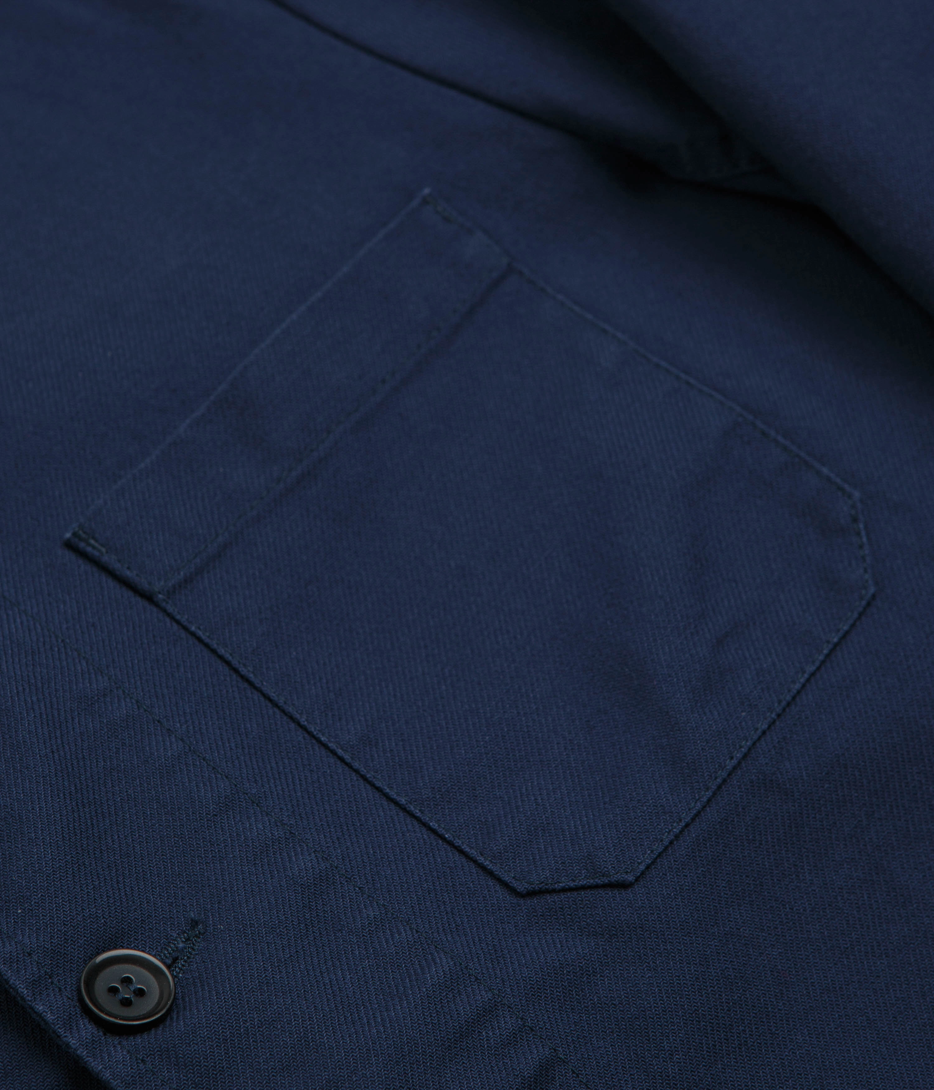 Drop Hem Vetra 14 Workwear Blazer - Navy