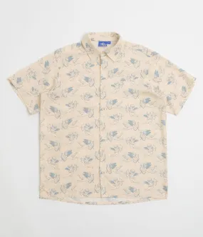 Helas Angels Short Sleeve Shirt - Beige Seasonal Fashion
