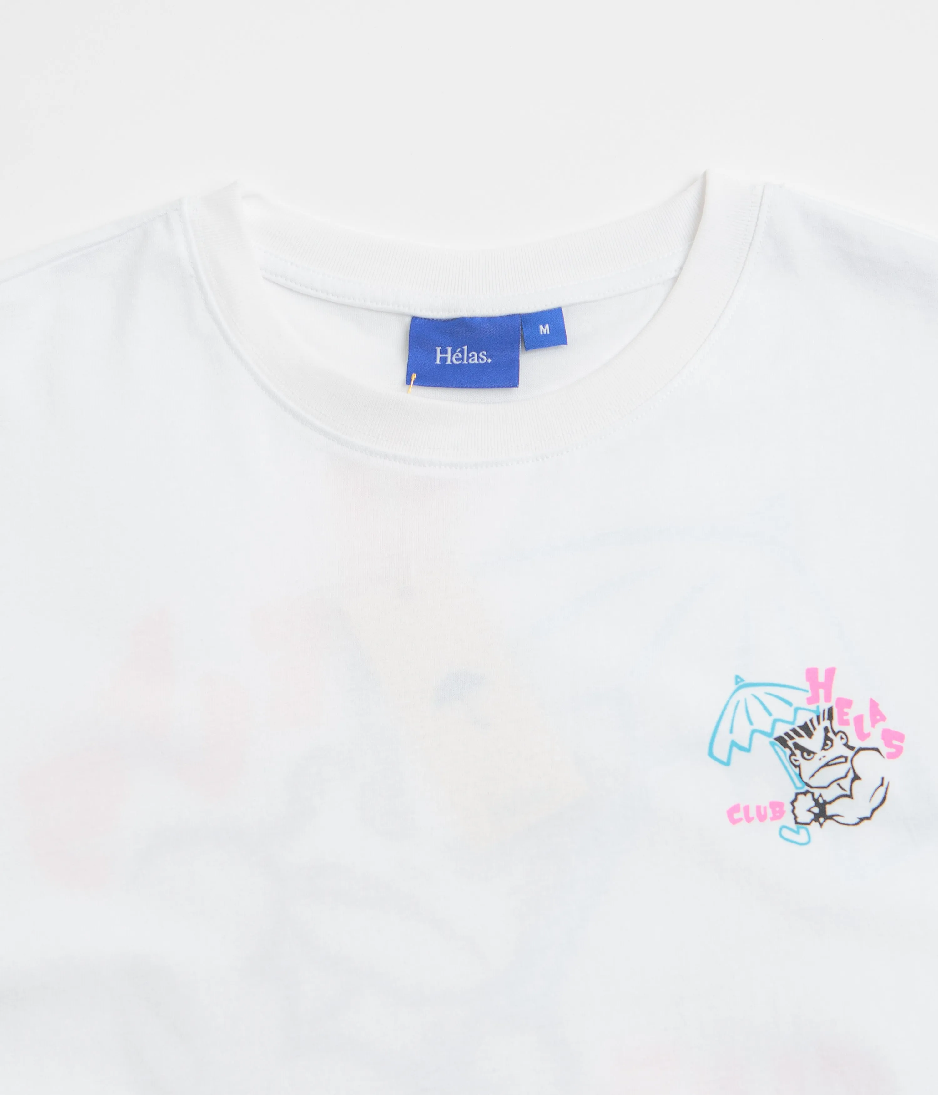 Washable material Quick Drying Helas Bad T-Shirt - White