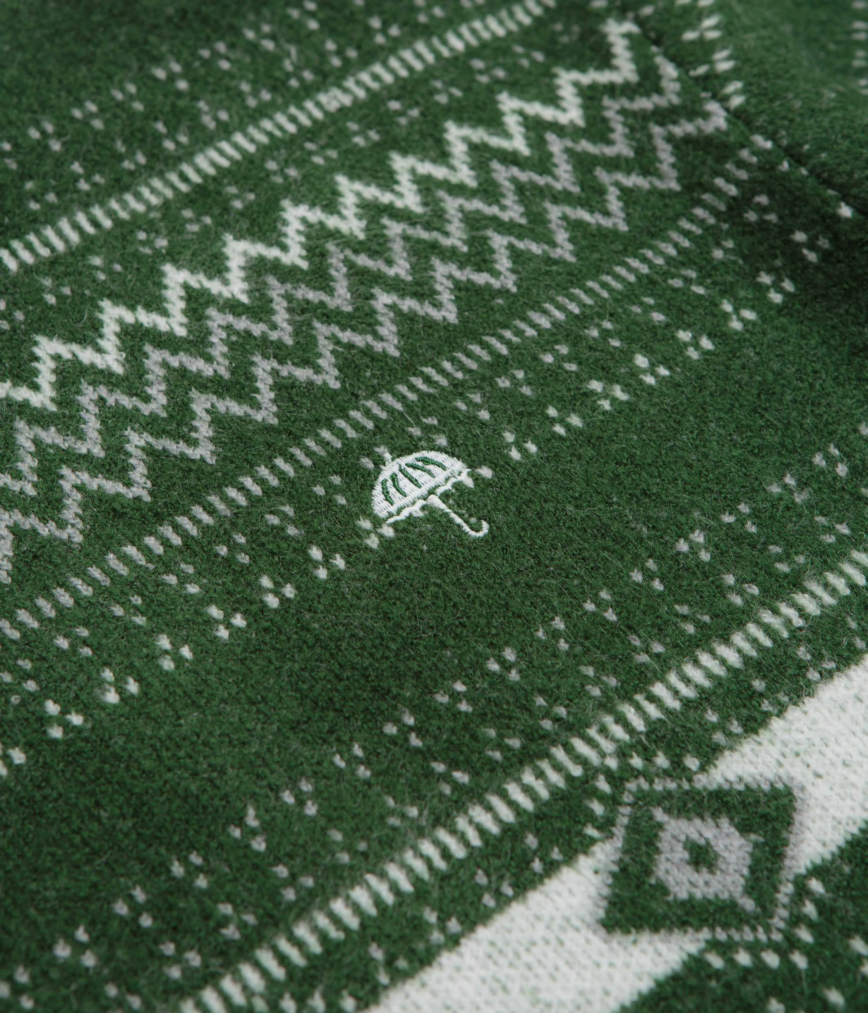 appropriate for autumn Helas Chalet Crewneck Sweatshirt - Green