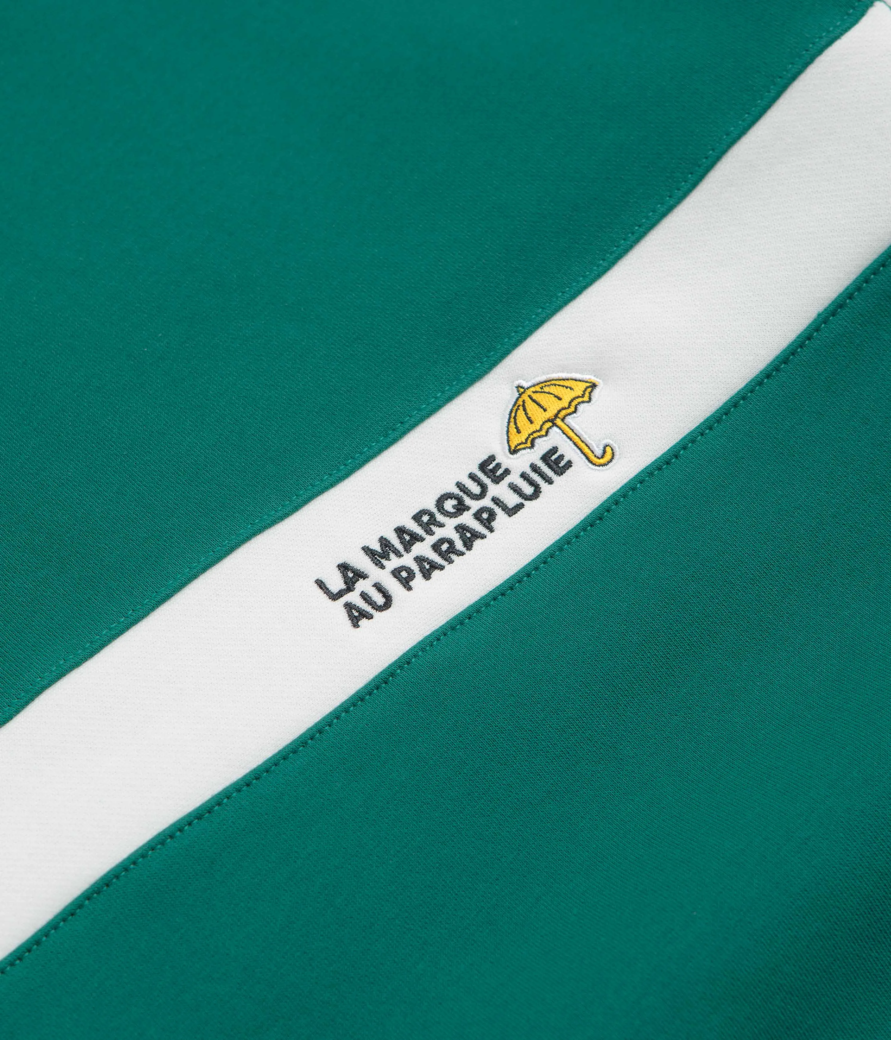 Adjustable Helas Facile Crewneck Sweatshirt - Teal Green
