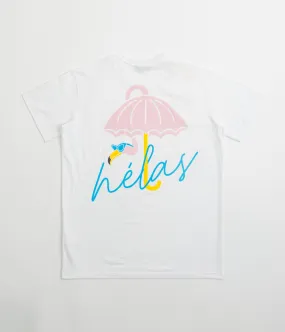 Helas Flamingo T-Shirt - White Floral Print Seamless construction