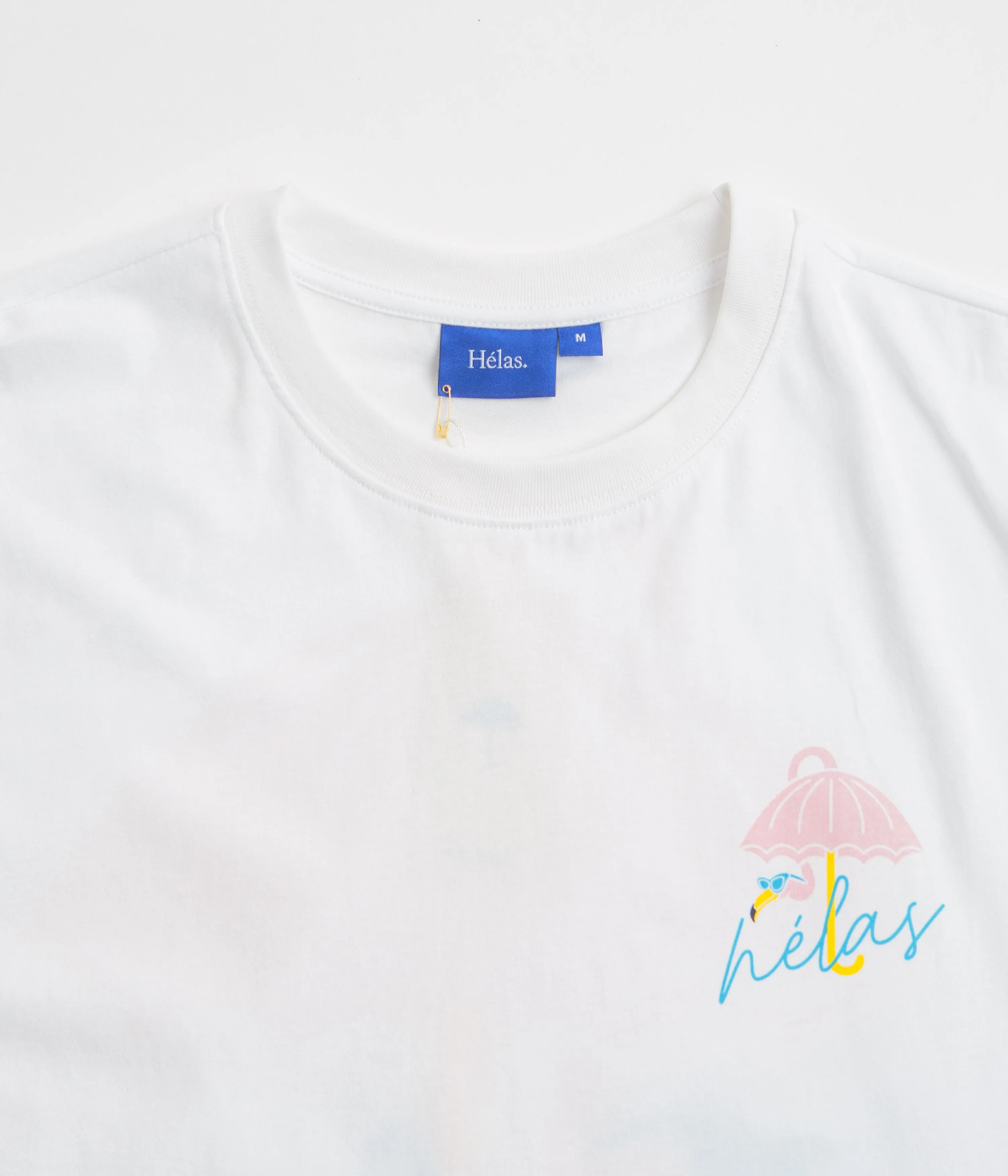 Trendy Zumba Helas Flamingo T-Shirt - White