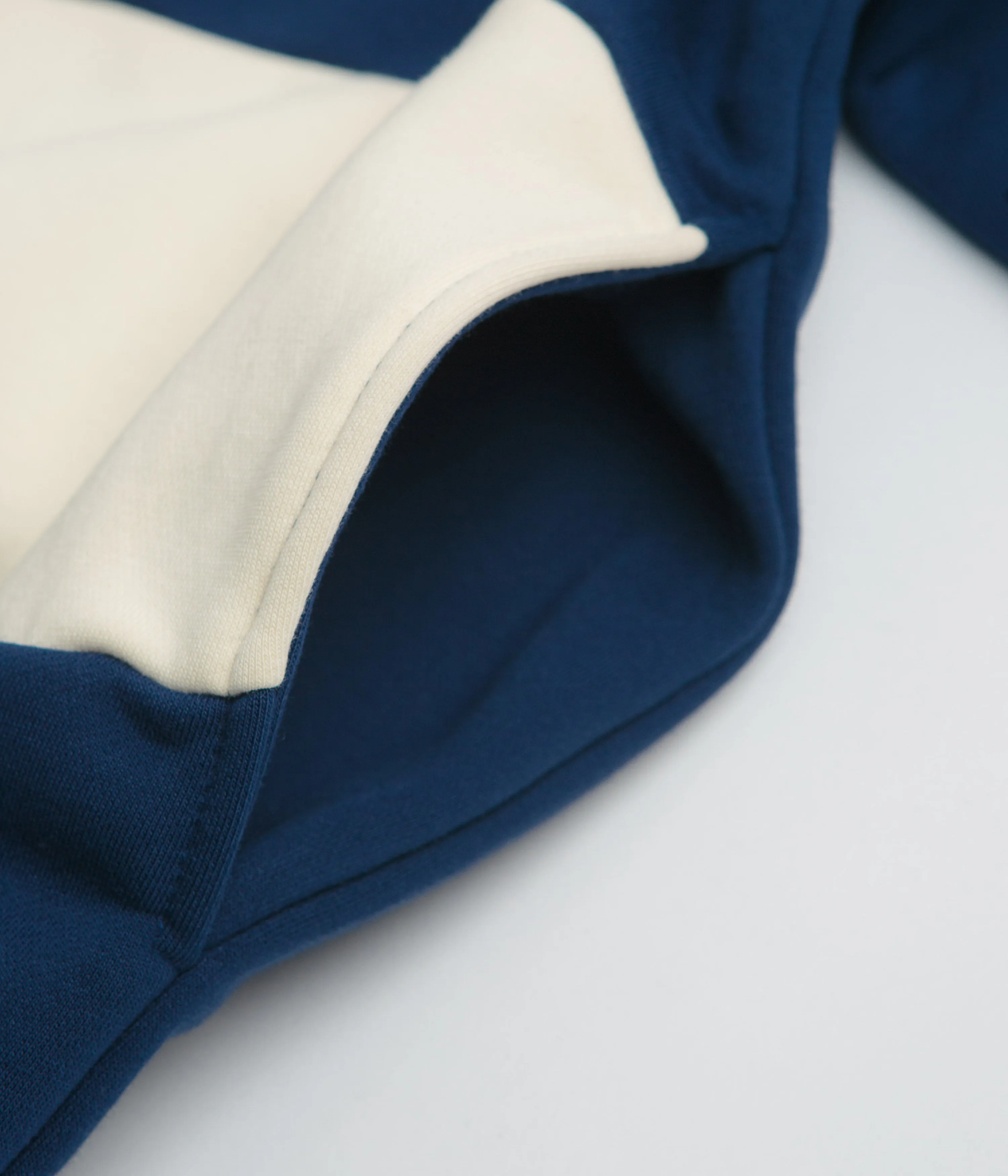 Weekend Bold Helas Forma Quarter Zip Sweatshirt - Navy / Beige