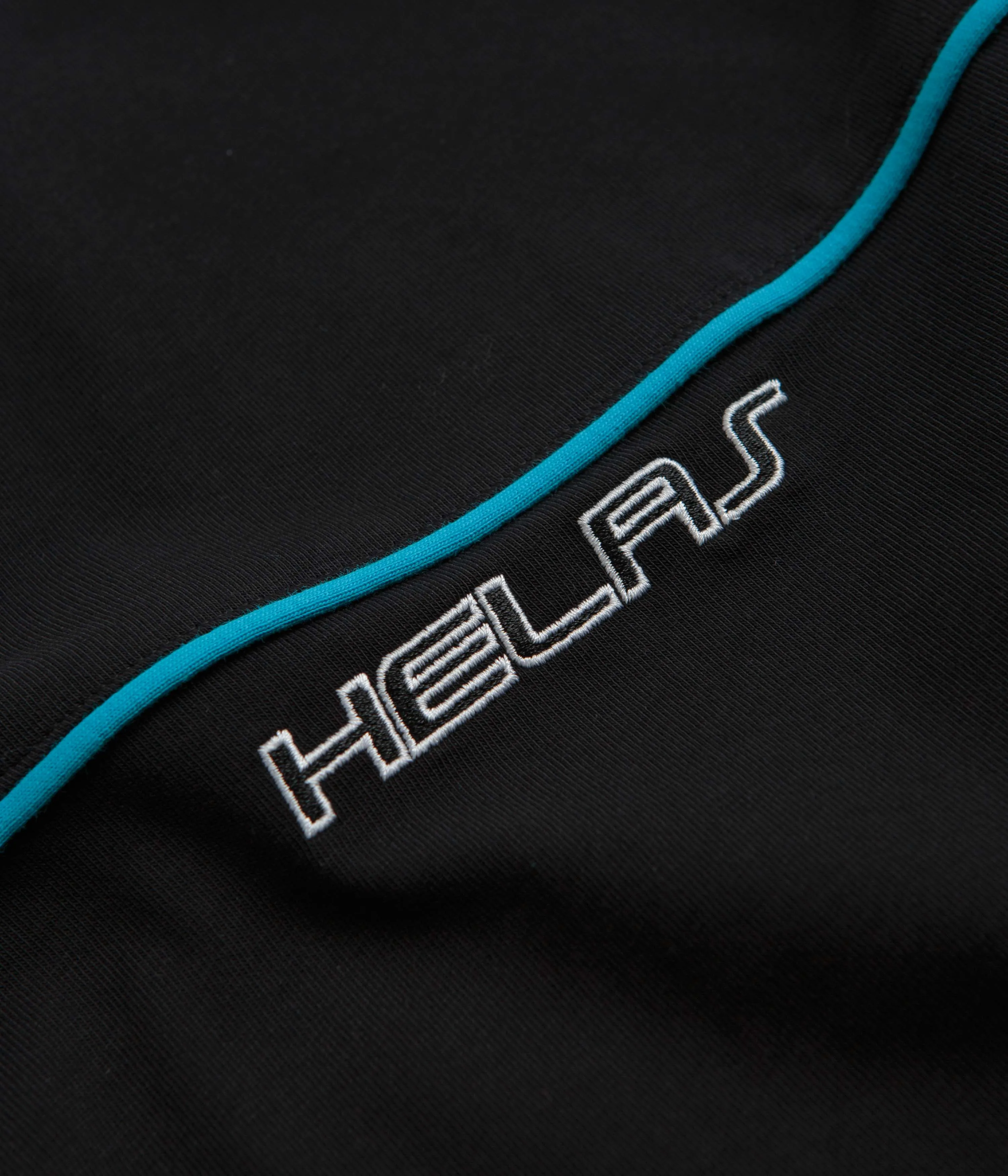 Minimalist Design pool event Helas Line Long Sleeve T-Shirt - Black