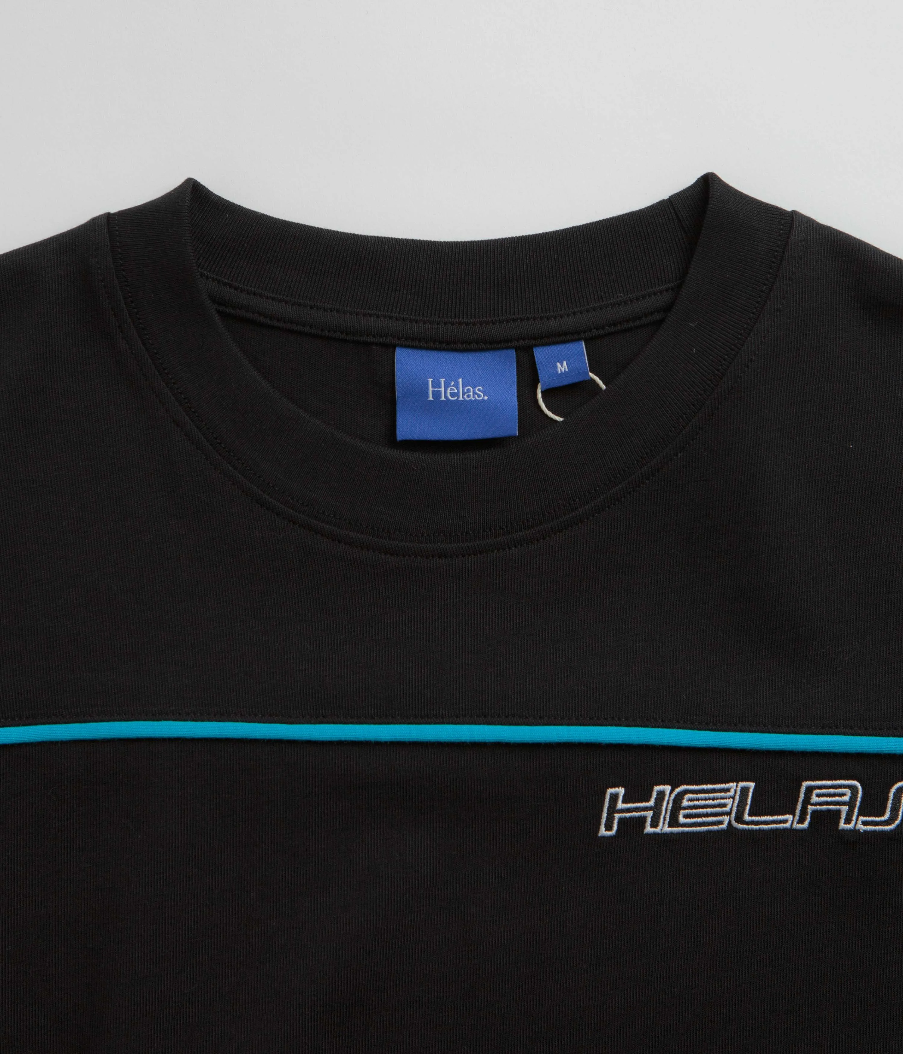 Helas Line Long Sleeve T-Shirt - Black low demand