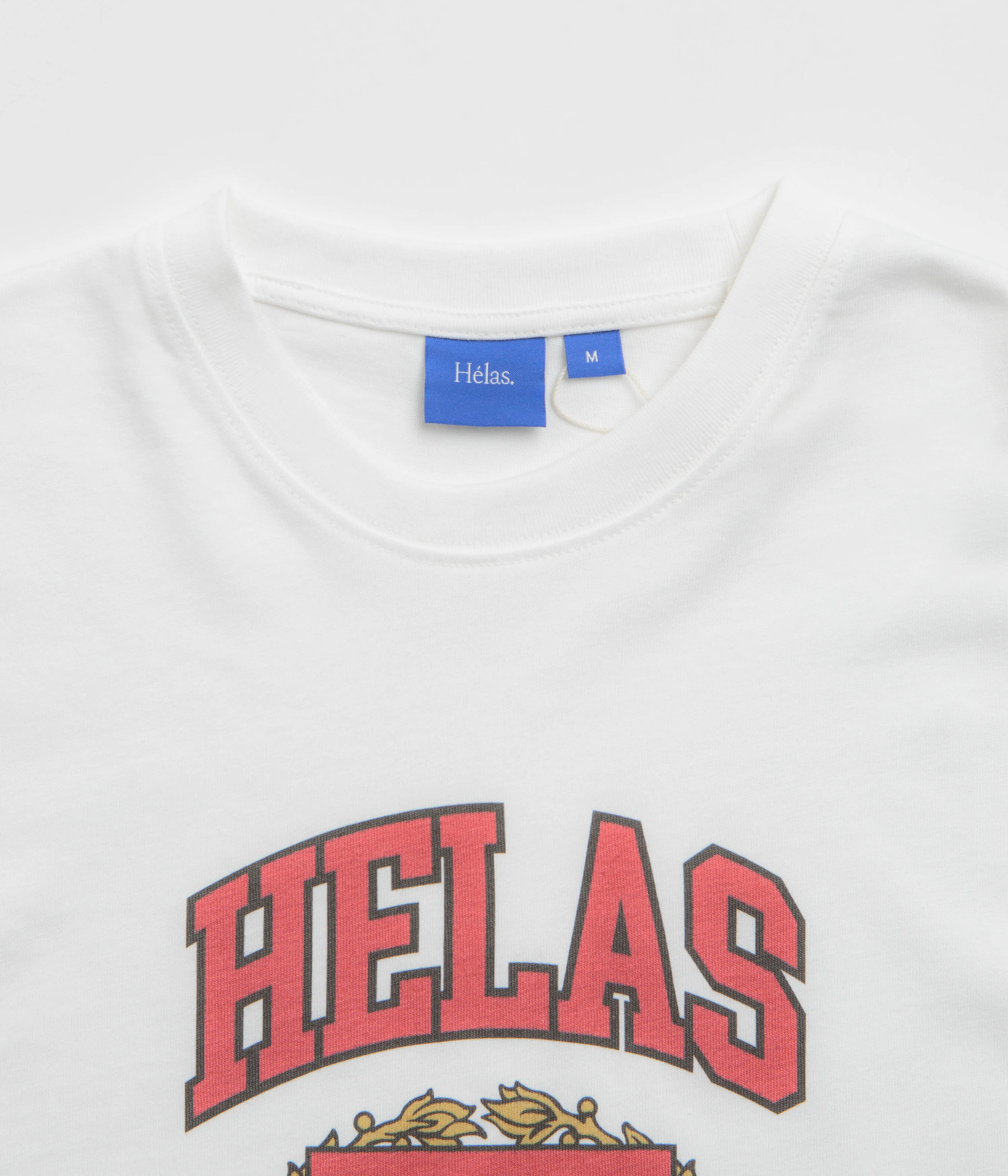 Helas Veritas T-Shirt - White wide-leg pants silhouette