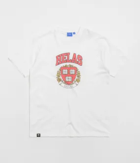 cropped legs narrow hem Helas Veritas T-Shirt - White