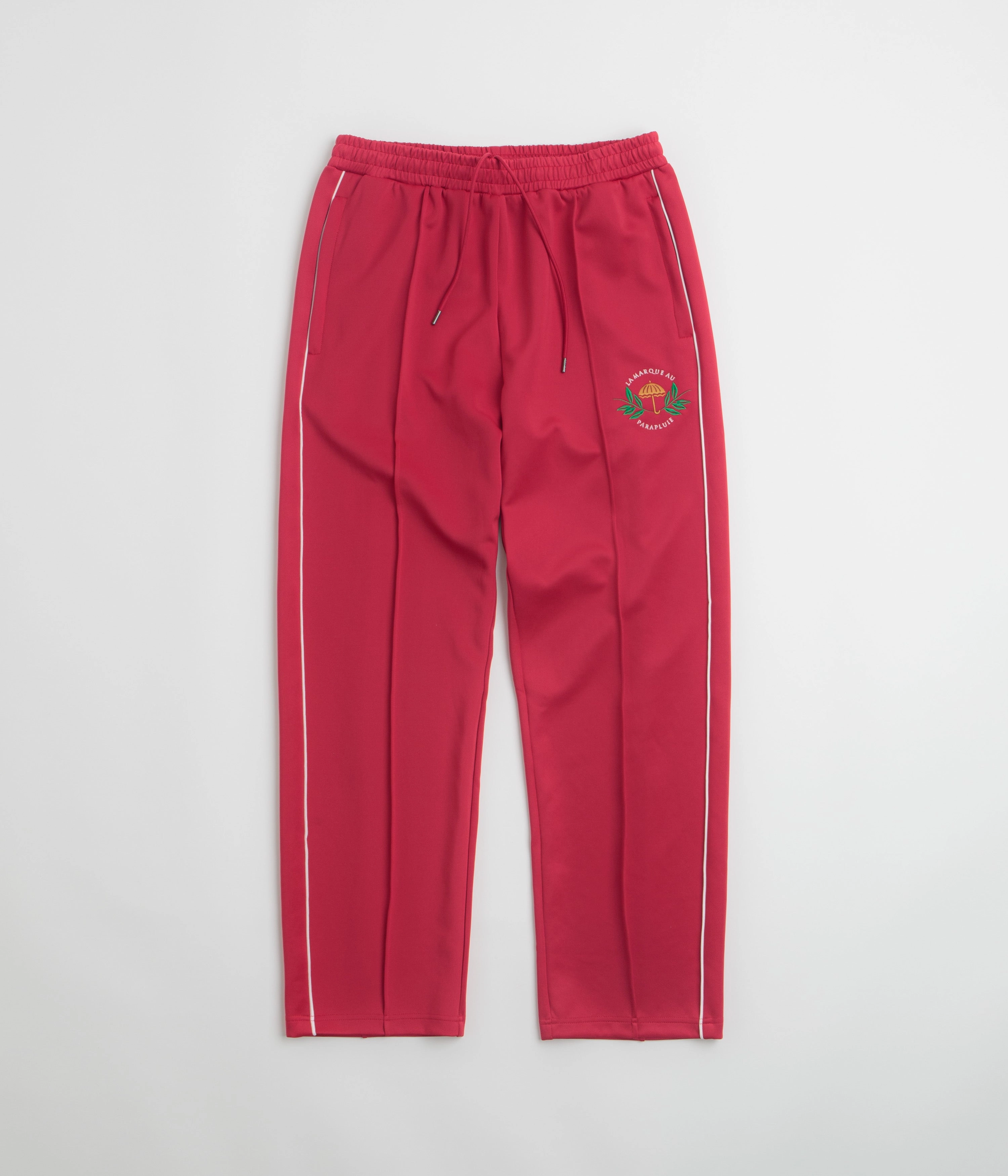Wide Leg Functional Fit Helas La Marque Tracksuit Pants - Burgundy