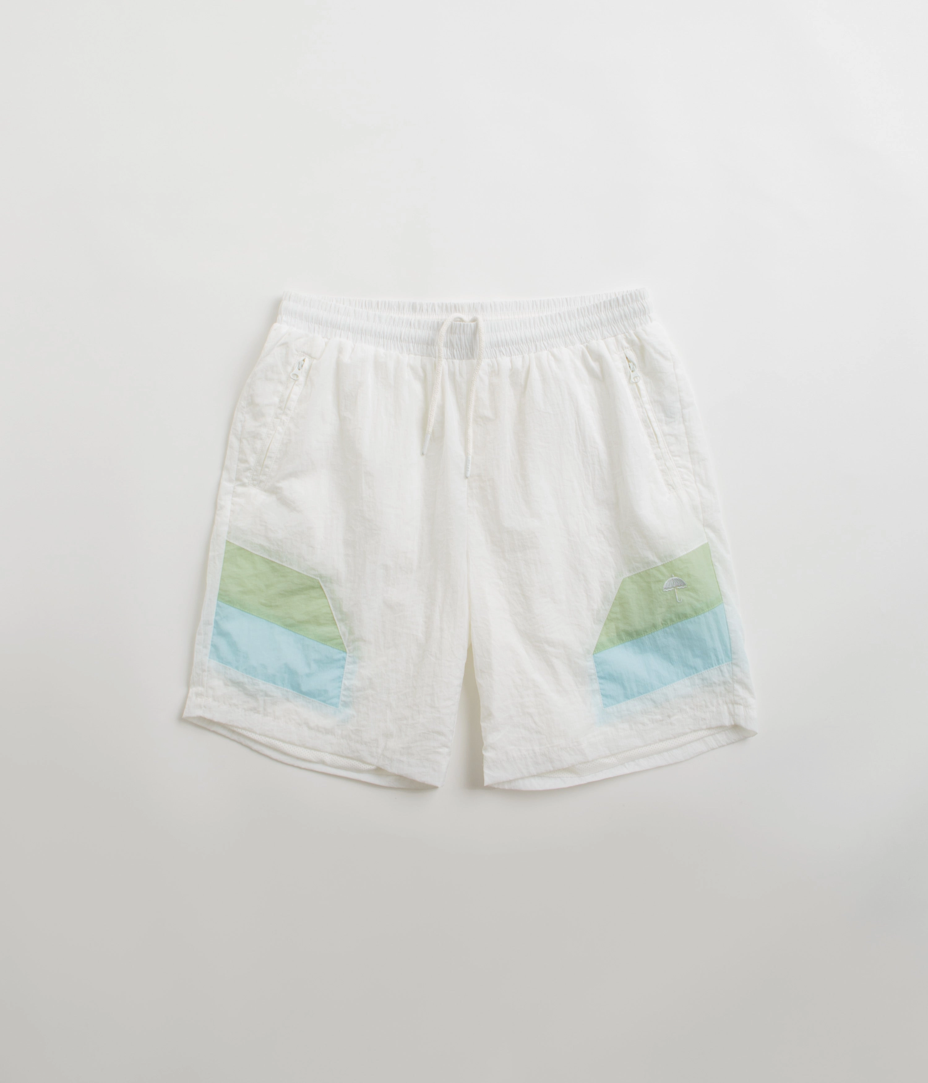 tie-dye look Waterproof Feature Helas Locking Sport Shorts - White