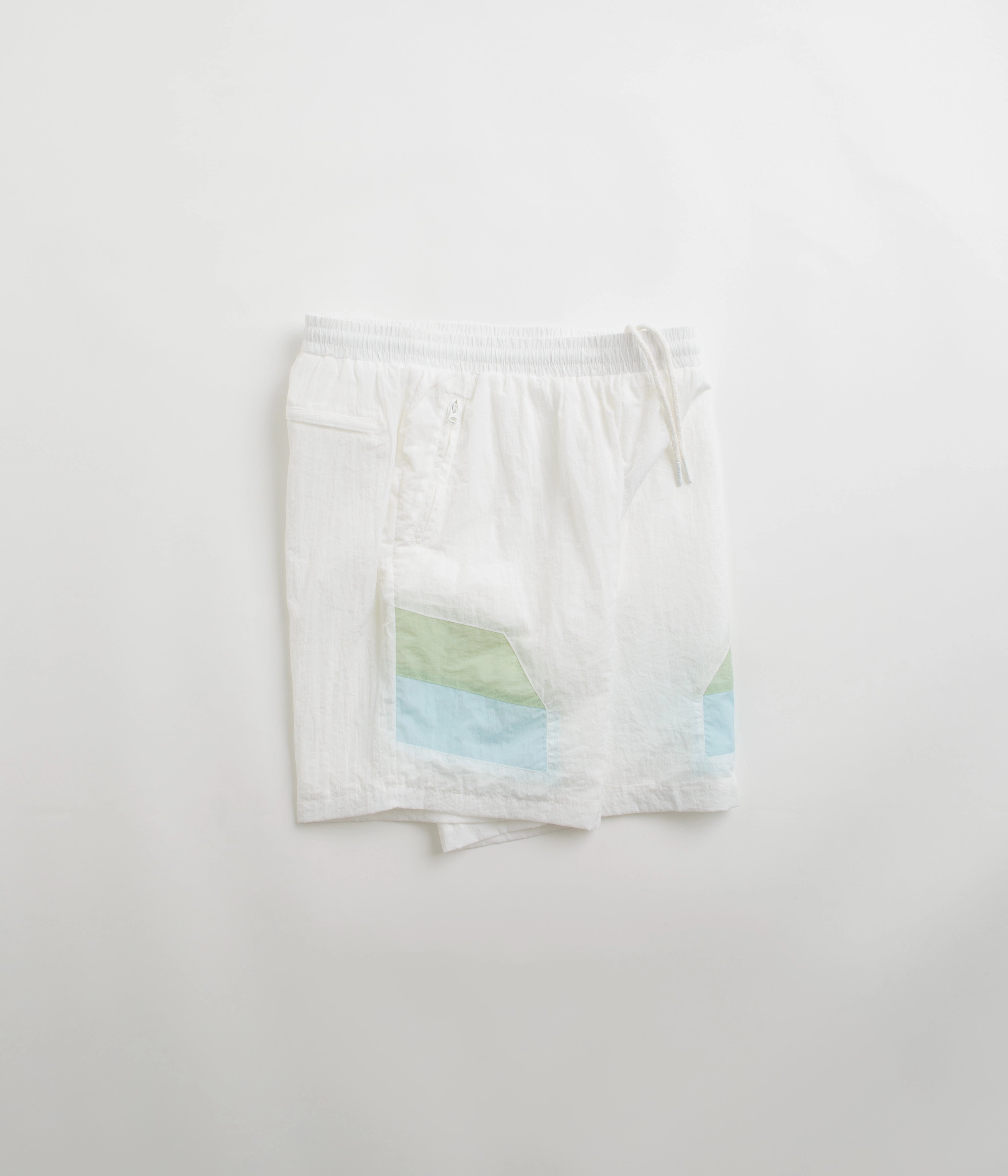 RecycledPolyester Helas Locking Sport Shorts - White
