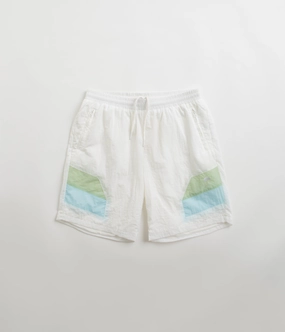 tie-dye look Waterproof Feature Helas Locking Sport Shorts - White