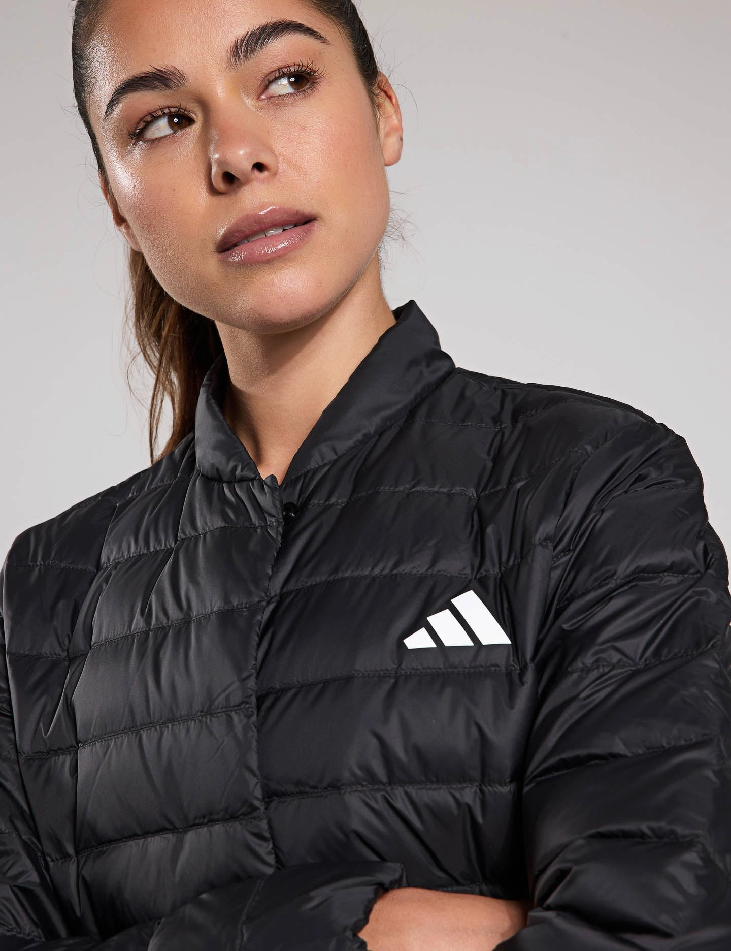 Soft Shell Material Helionic Light Down Jacket - Black