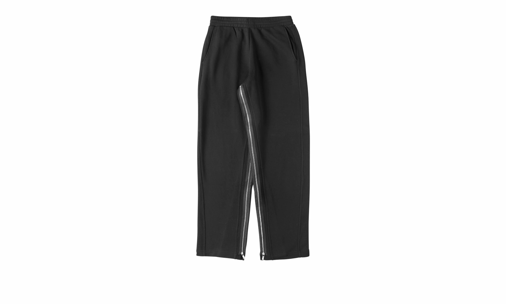 HELMUT LANG SWEATPANTS WITH ZIPS Sweatpants Black "Black"