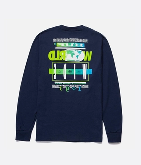 Sheer Panel Layering Piece Huf 93 Tour L/S Tee