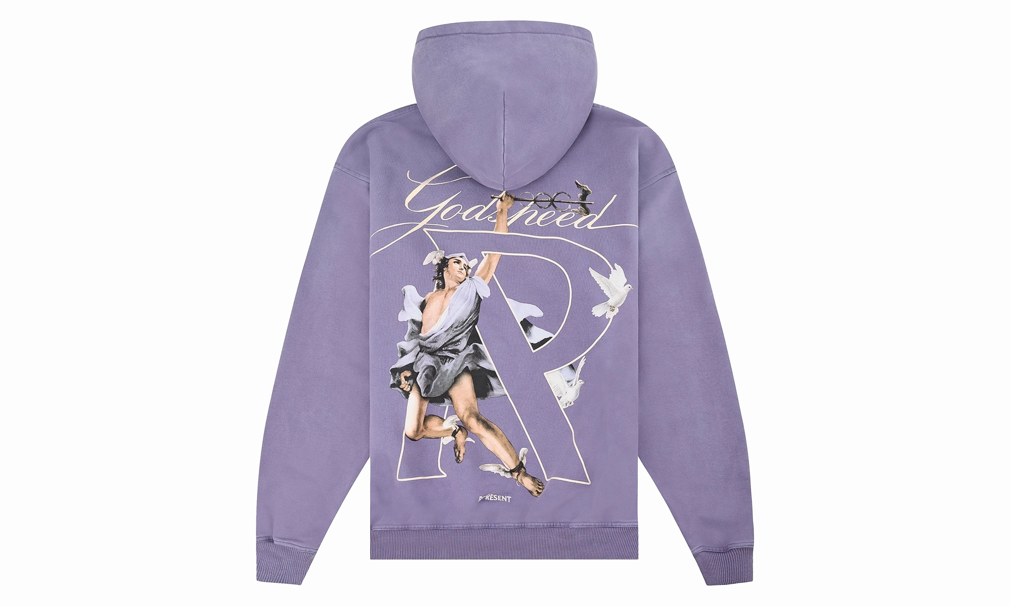 Hermes Pullover Hoodie "Purple"