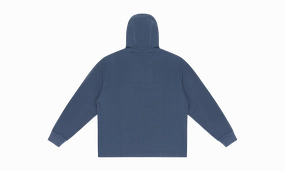 HERRINGBONE TERRY HOODIE "Indigo"