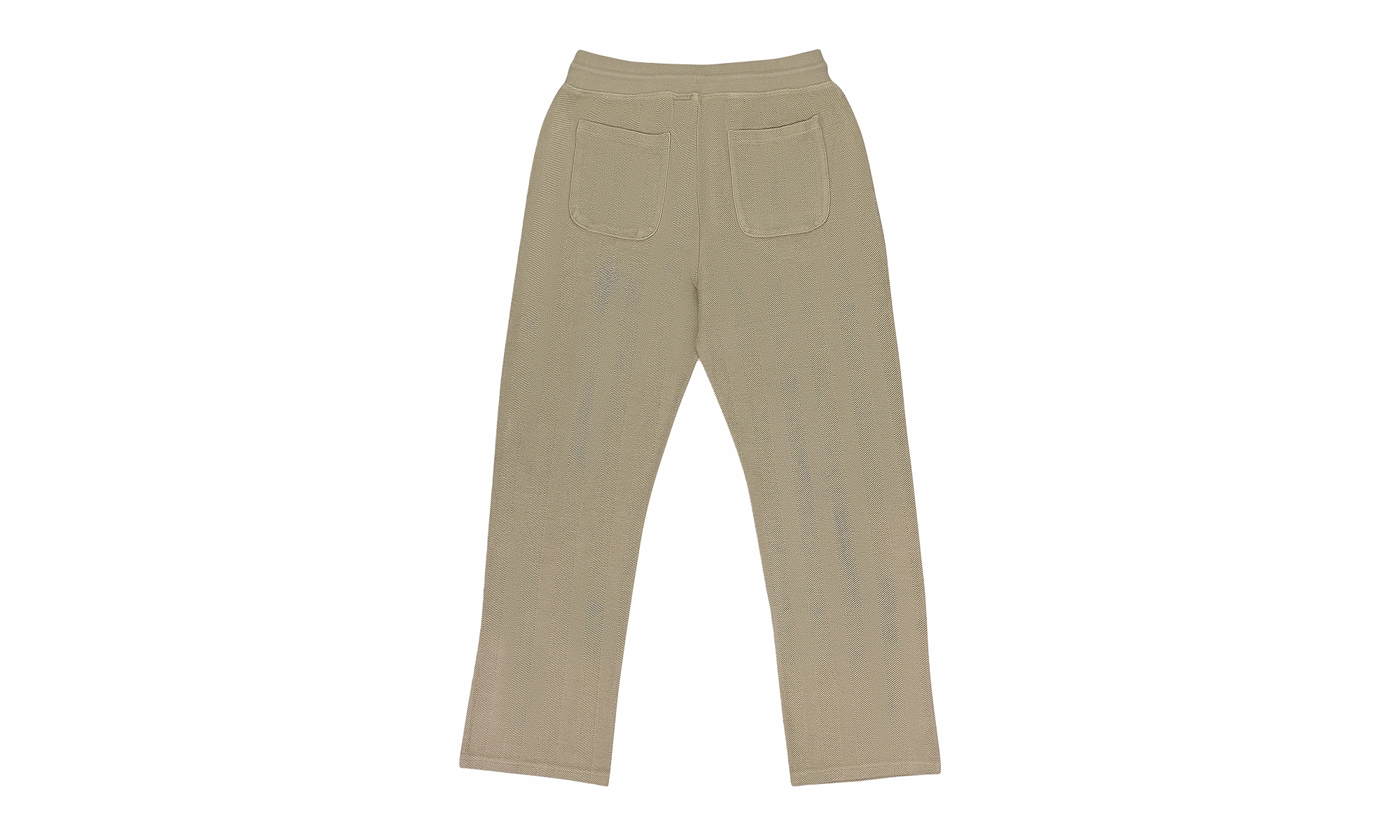 HERRINGBONE TERRY SWEATPANTS "Tan"