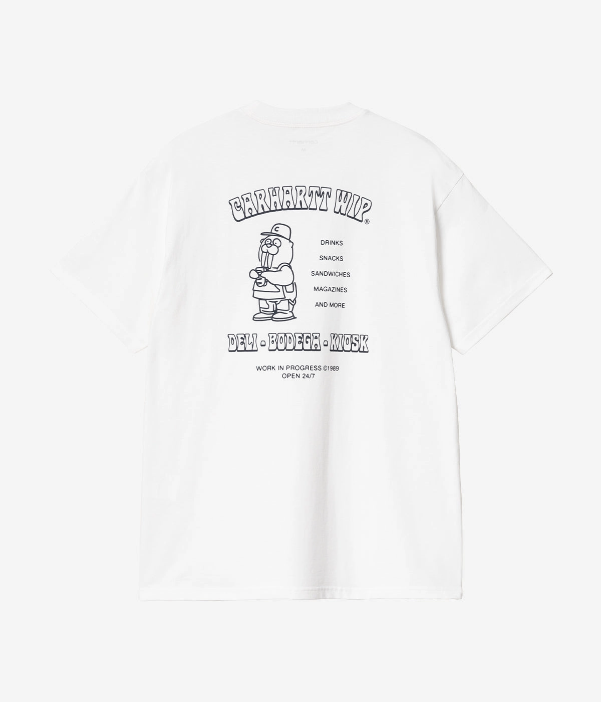 Carhartt WIP Sandwich T-Shirt Mesh Insert Smooth zipper closure