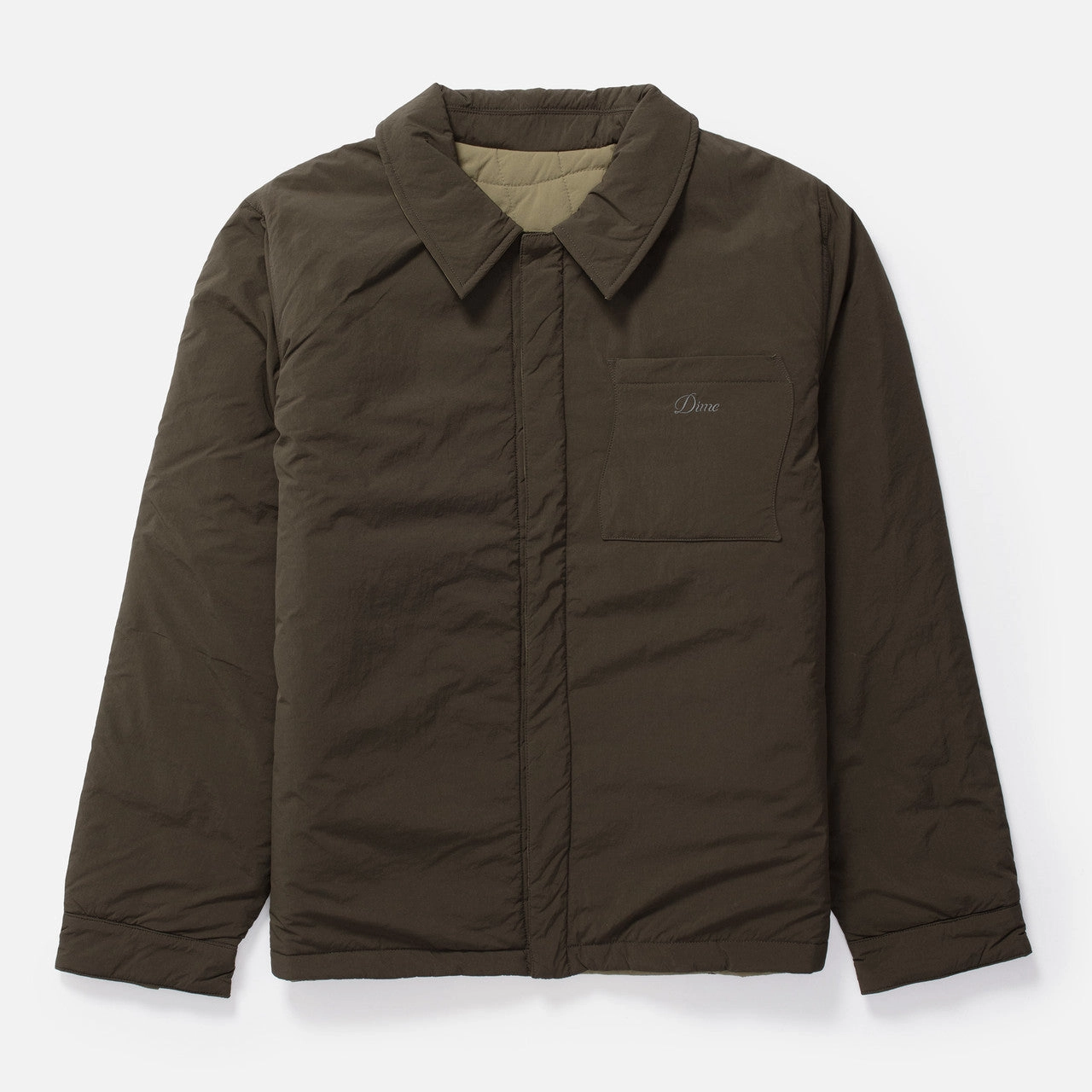 Reversible Insulated Jacket Green