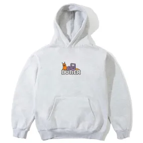Butter Goods - Snail Hoodie Ash High-Quality Fabric