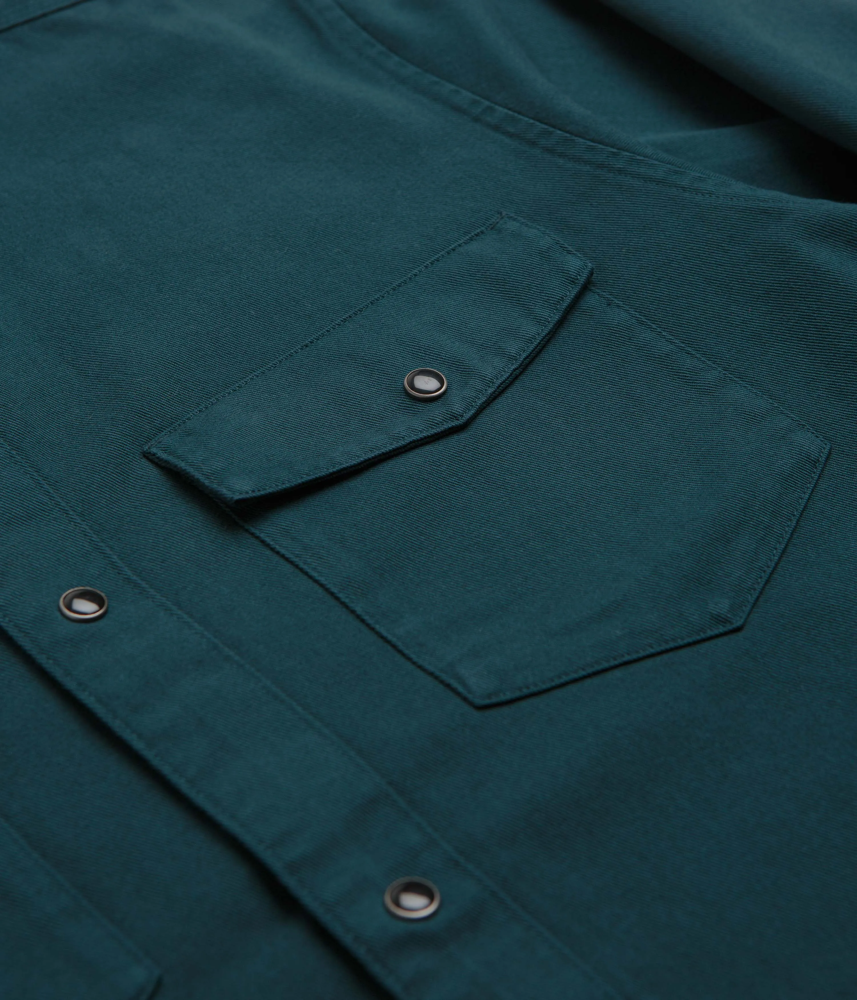 Carhartt Santa Fe Shirt - Deep Lagoon mix and match Smooth Zipper Design