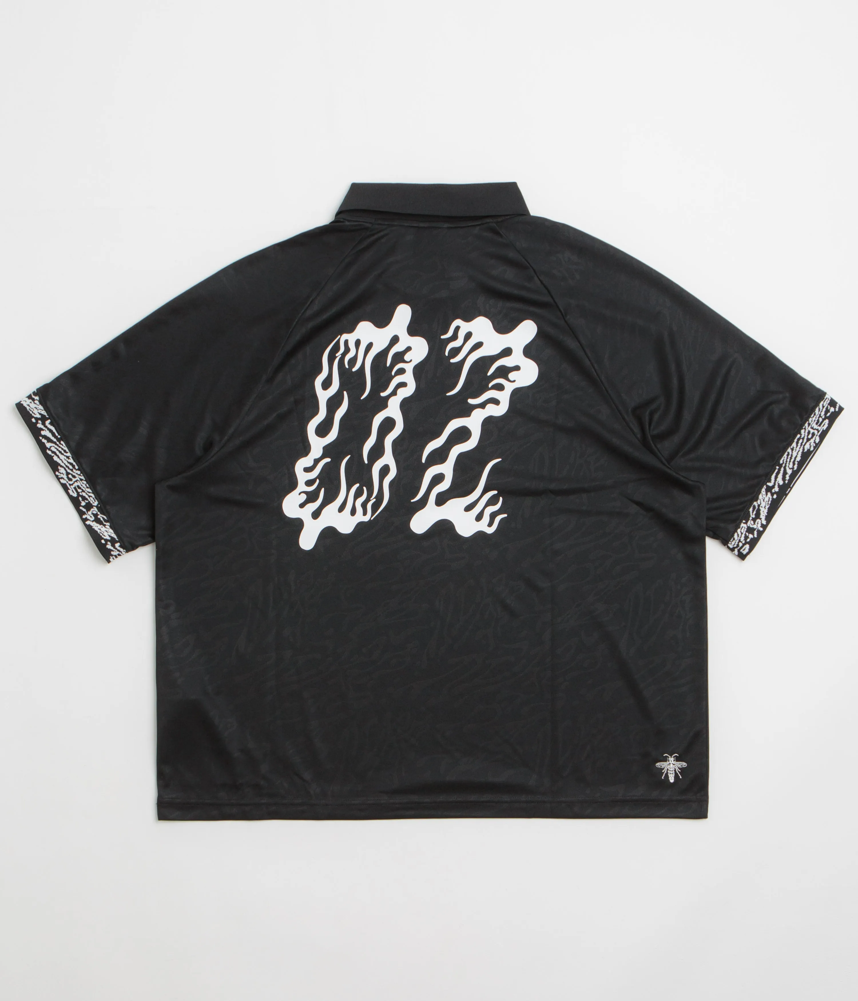 Nike SB Jacquard Jersey - Black / Black / White home clothes subtle hem