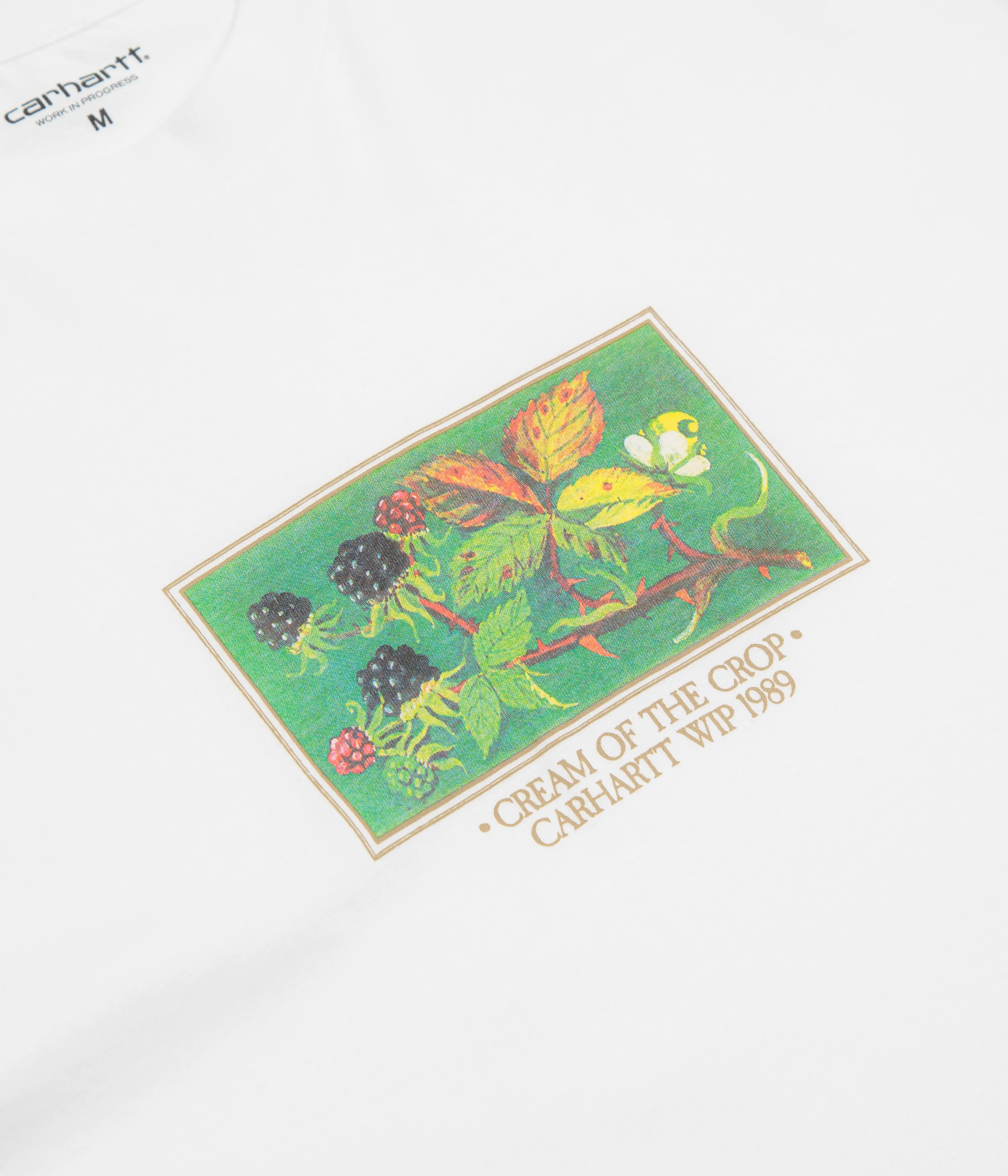 Lightweight texture Carhartt Cream Of The Crop T-Shirt - White
