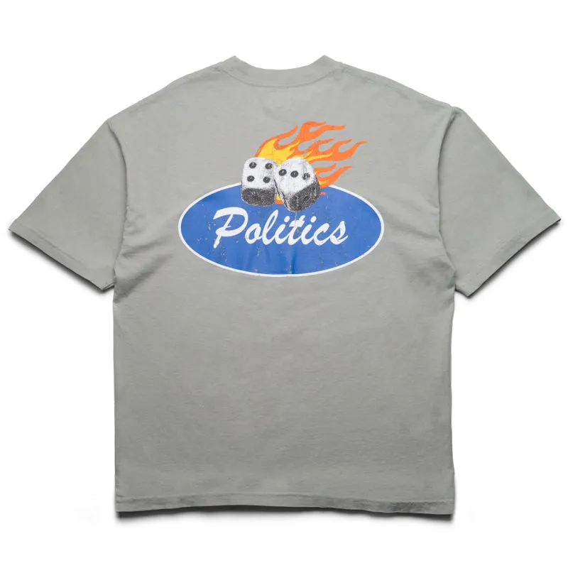 Anti Pilling Finish outdoor venue Politics Flame Tee - Sage