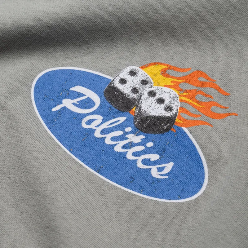 Politics Flame Tee - Sage packable