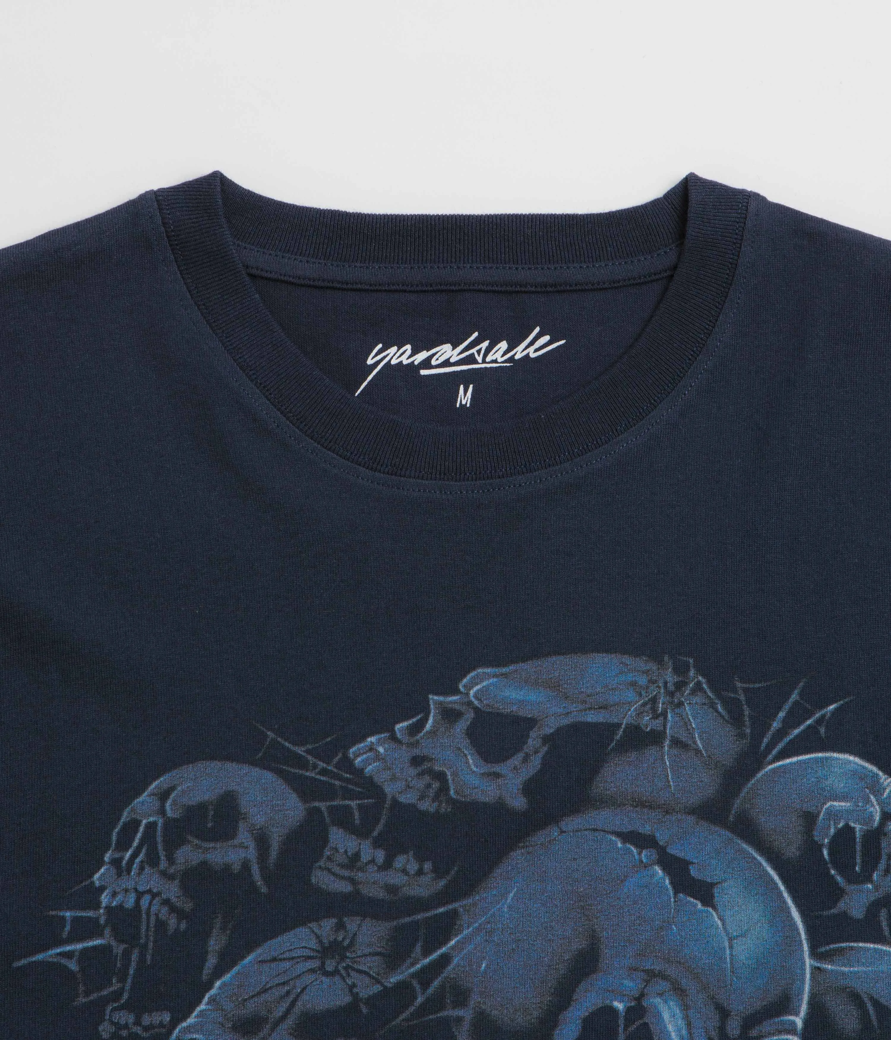Yardsale Crypt T-Shirt - Navy Wrinkle Resistant grommet