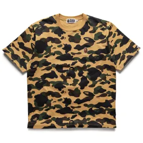 A Bathing Ape 1st Camo Point Tee - Yellow Sandals Tassel accents