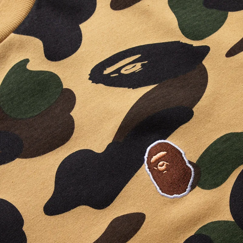 A Bathing Ape 1st Camo Point Tee - Yellow Graduation outfit Performance Wear