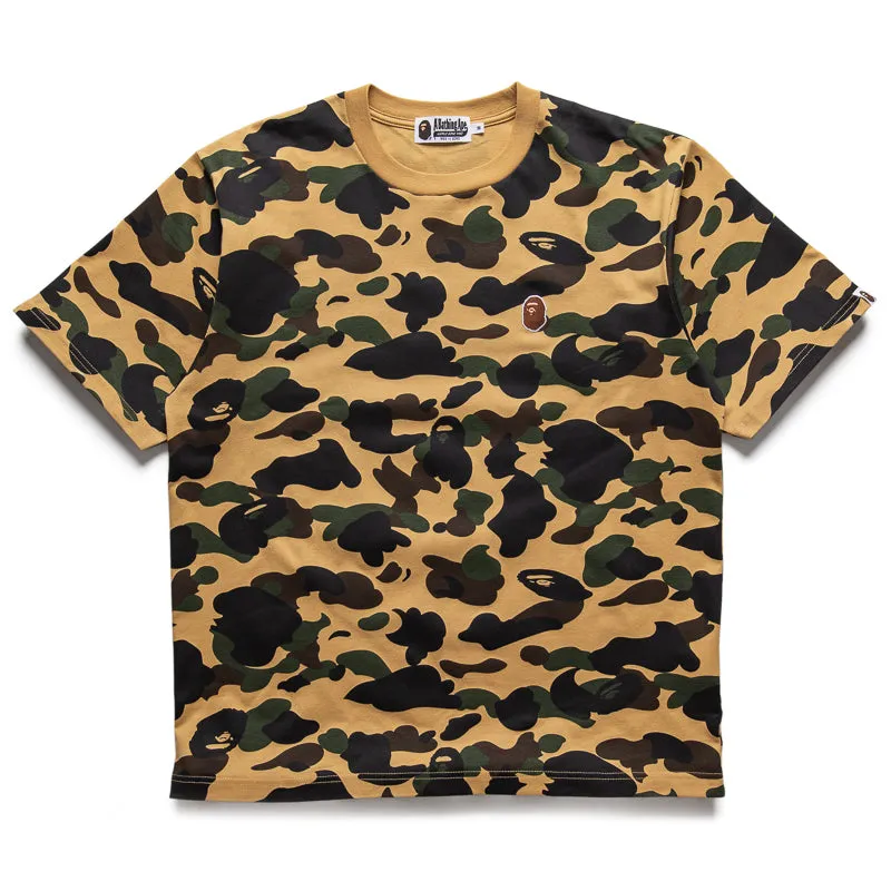 A Bathing Ape 1st Camo Point Tee - Yellow Sandals Tassel accents