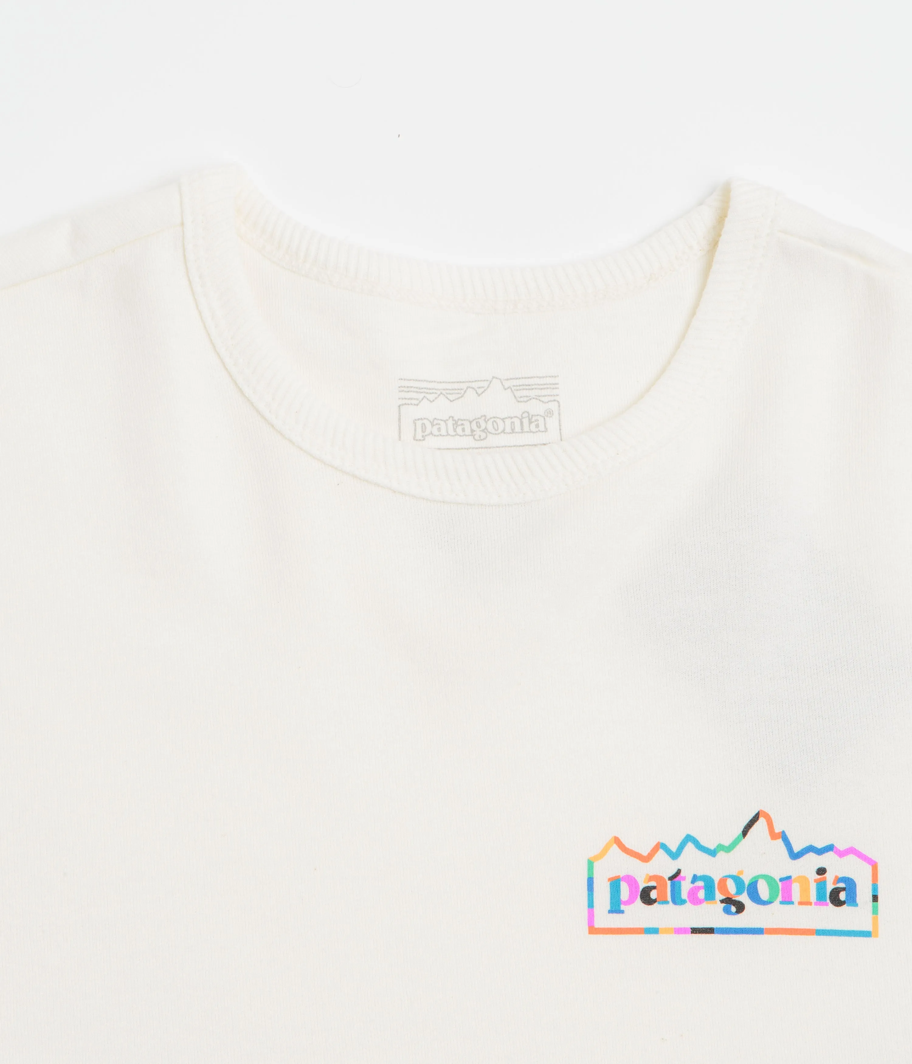 Patagonia Unity Fitz Wildrise Crewneck Sweatshirt - Birch White Anti-pilling