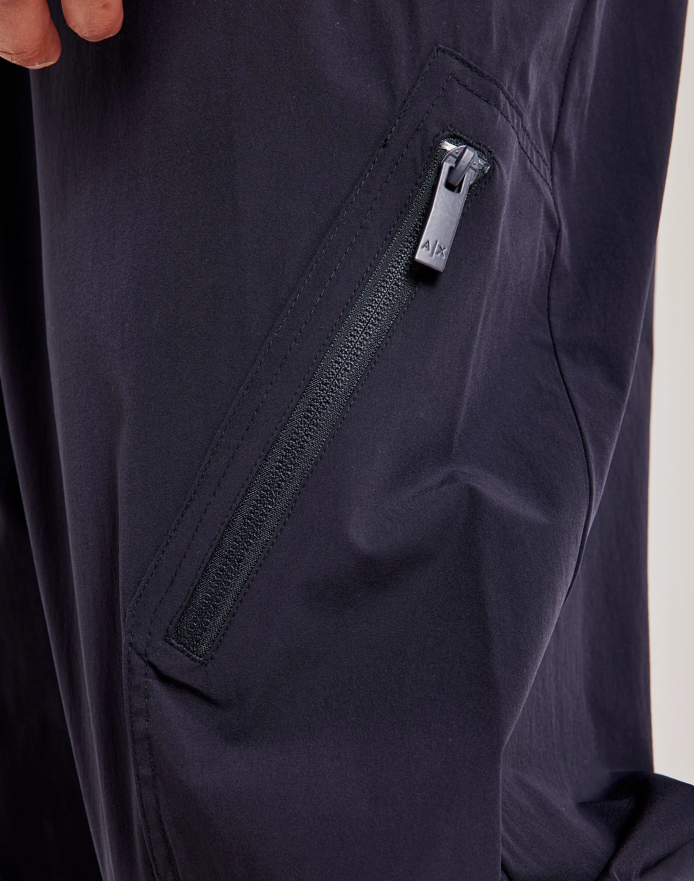 Armani Exchange Stretch Nylon Joggers AbrasionFreeZone Permanent Crease