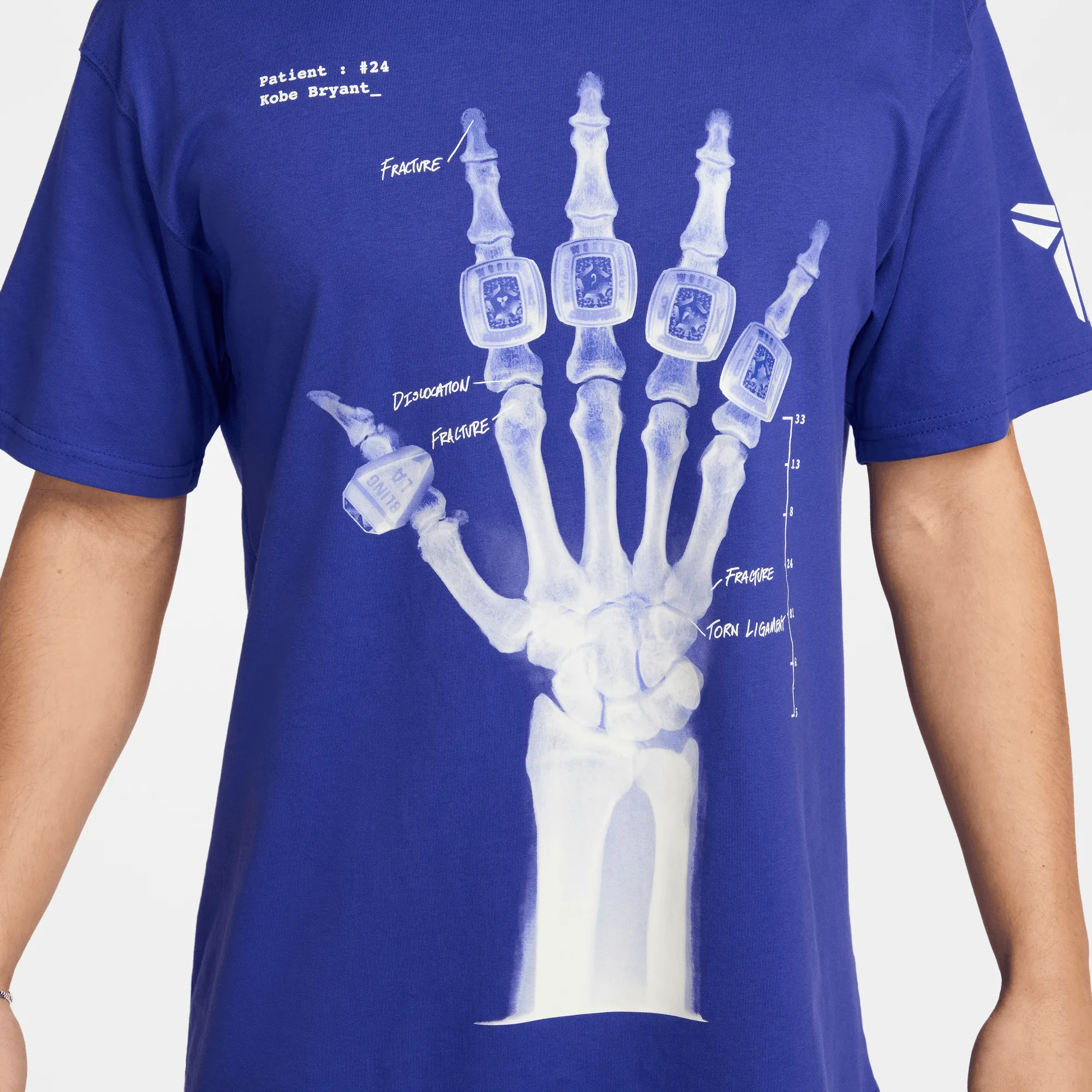KOBE "X-RAY" TEE - CONCORD Permanent Crease EcoDye Process