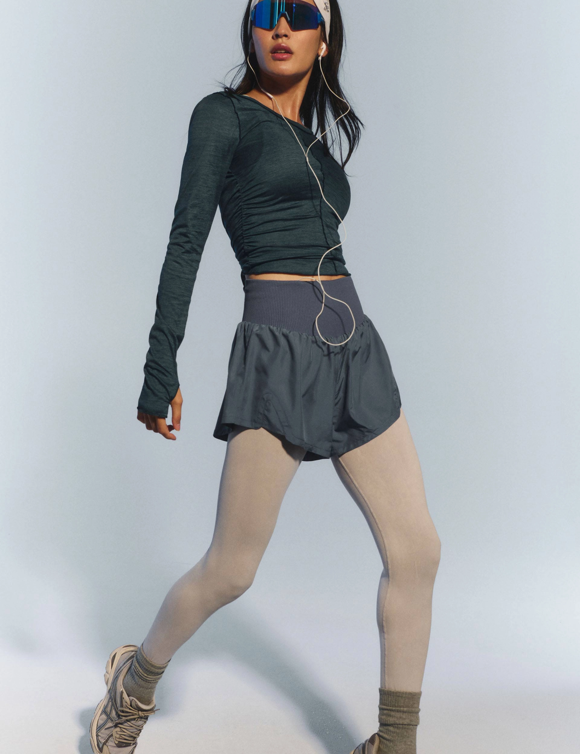 Carpe Diem Shorts - Skyline Temperature Regulating Material