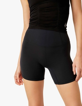 Foldable style Quick Release Fasteners Never Better Bike Shorts - Black